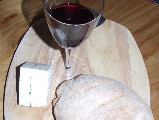 Bread wine and wensleydale
