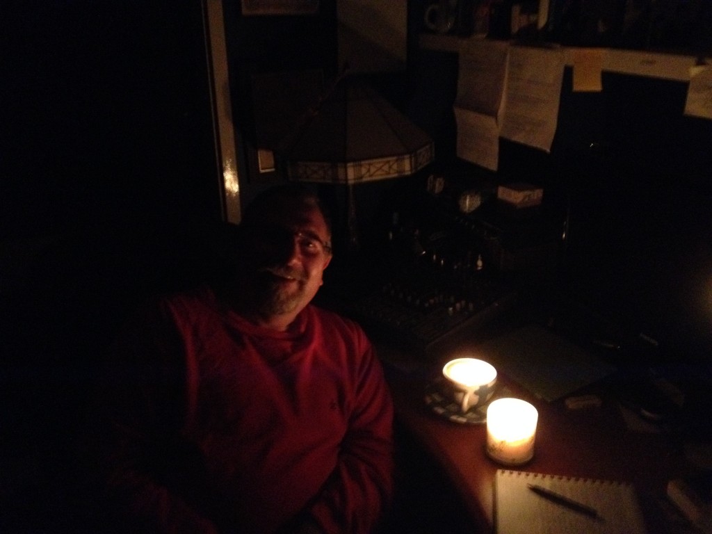 Gavin in the dark