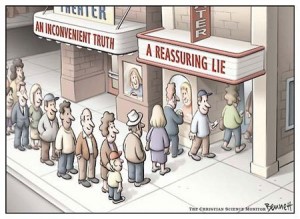 A Reasuring Lie