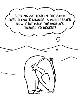 head in the sand