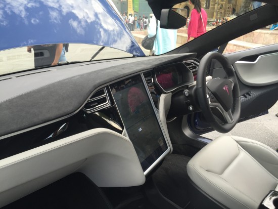 Tesla Model S inside